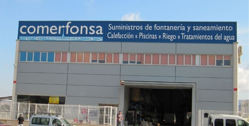 Comerfonsa, distribución de material de fontanería